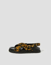 Suki Stud Leopard Print Sandals, Natural (NEUTRAL), large