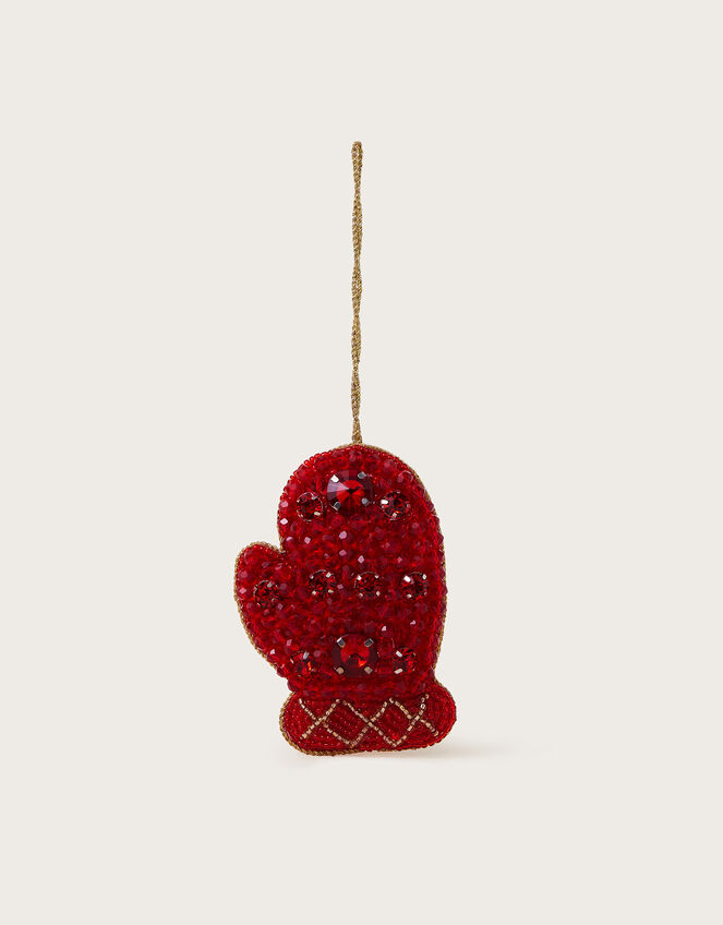 Embellished Mitten Christmas Tree Decoration, , large