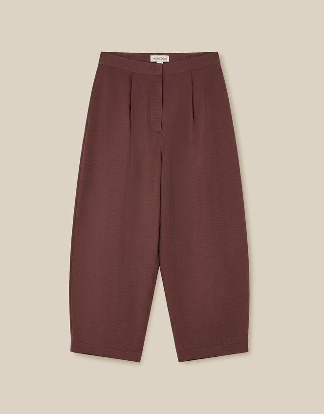 Raina Barrel Trousers, Brown (TOFFEE), large