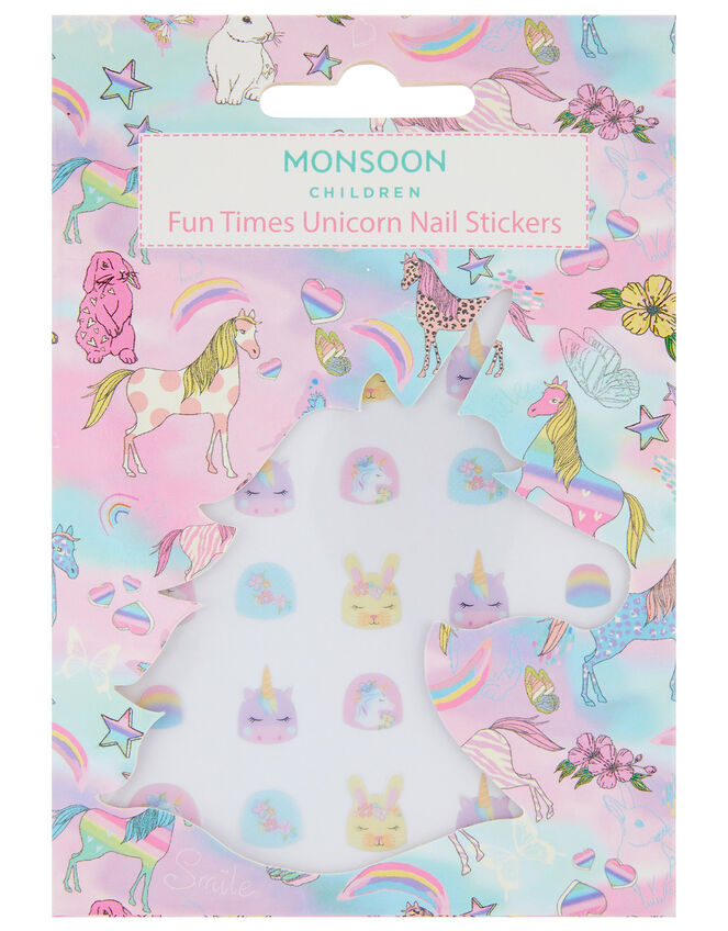 Fun Times Unicorn Nail Stickers Pack, , large