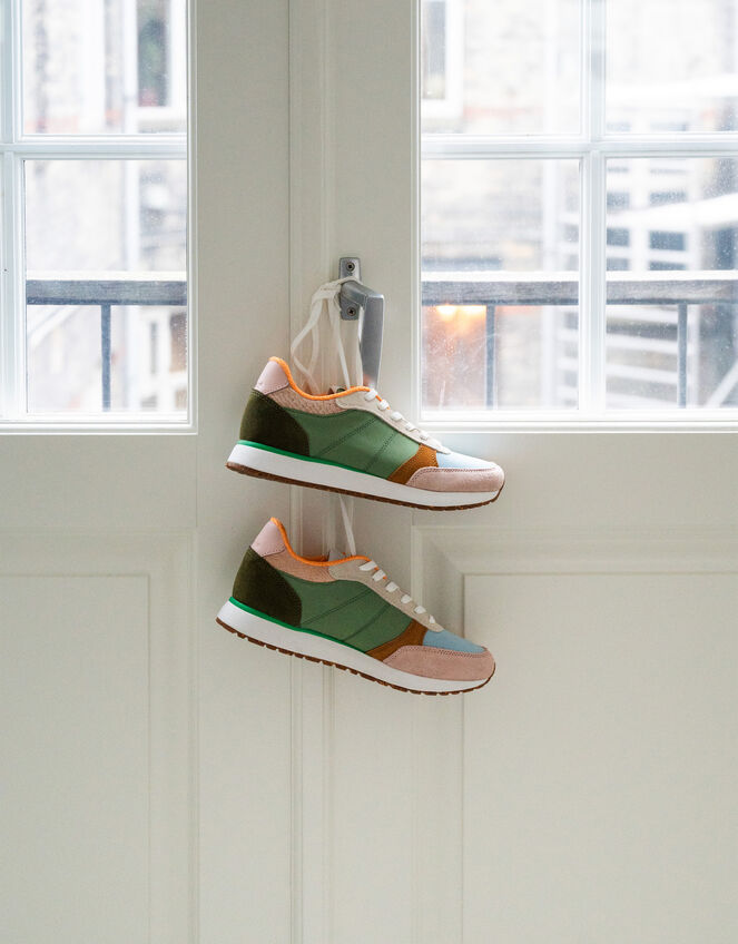 Woden Ronja Trainers, Green (GREEN), large