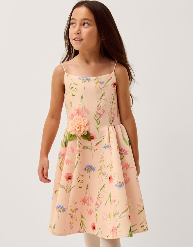 Dream Strappy Floral Party Dress, Pink (PINK), large