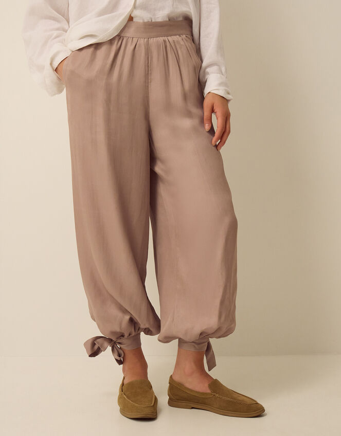 Ari Balloon Trousers, Brown (TAUPE), large