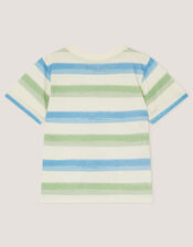 Crab Stripe T-Shirt, Blue (BLUE), large