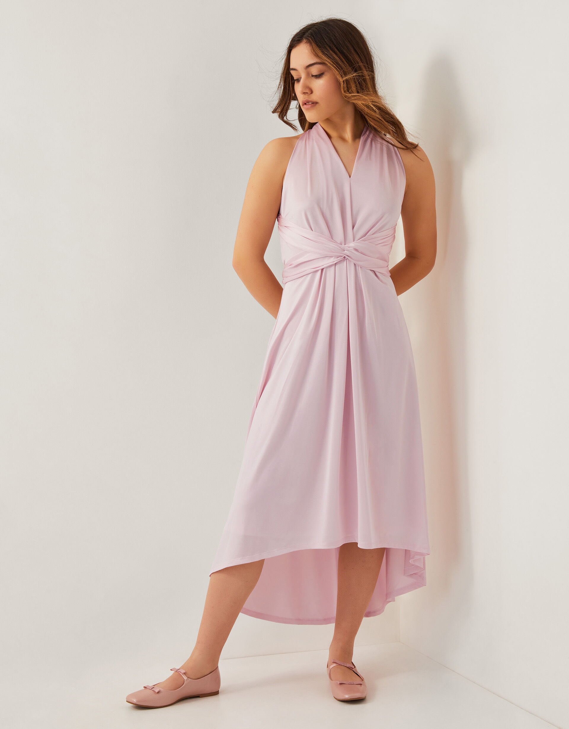 melt the lady neck wrap dress