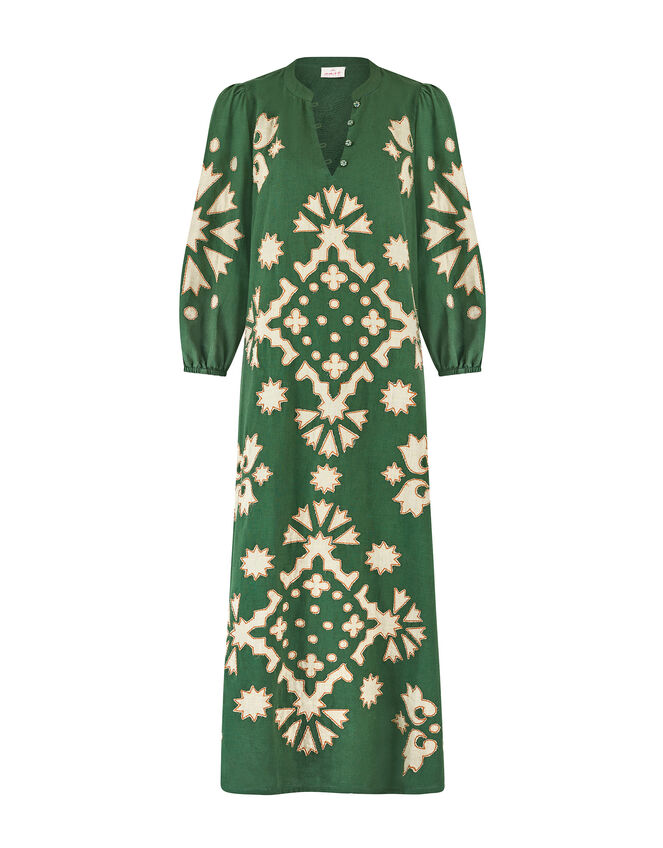 East Stitch Maxi Dress, Green (GREEN), large