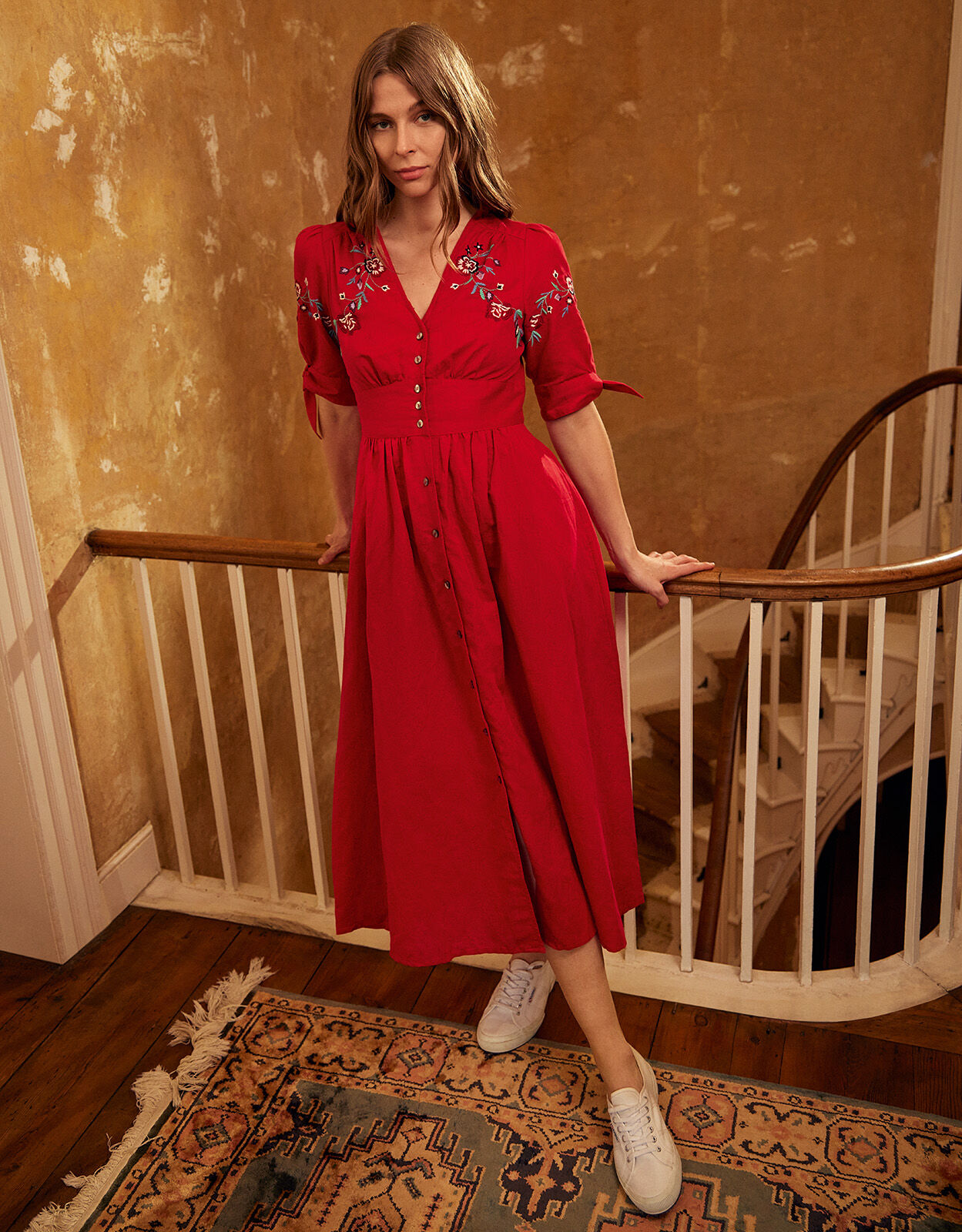 Monsoon red dress 2025