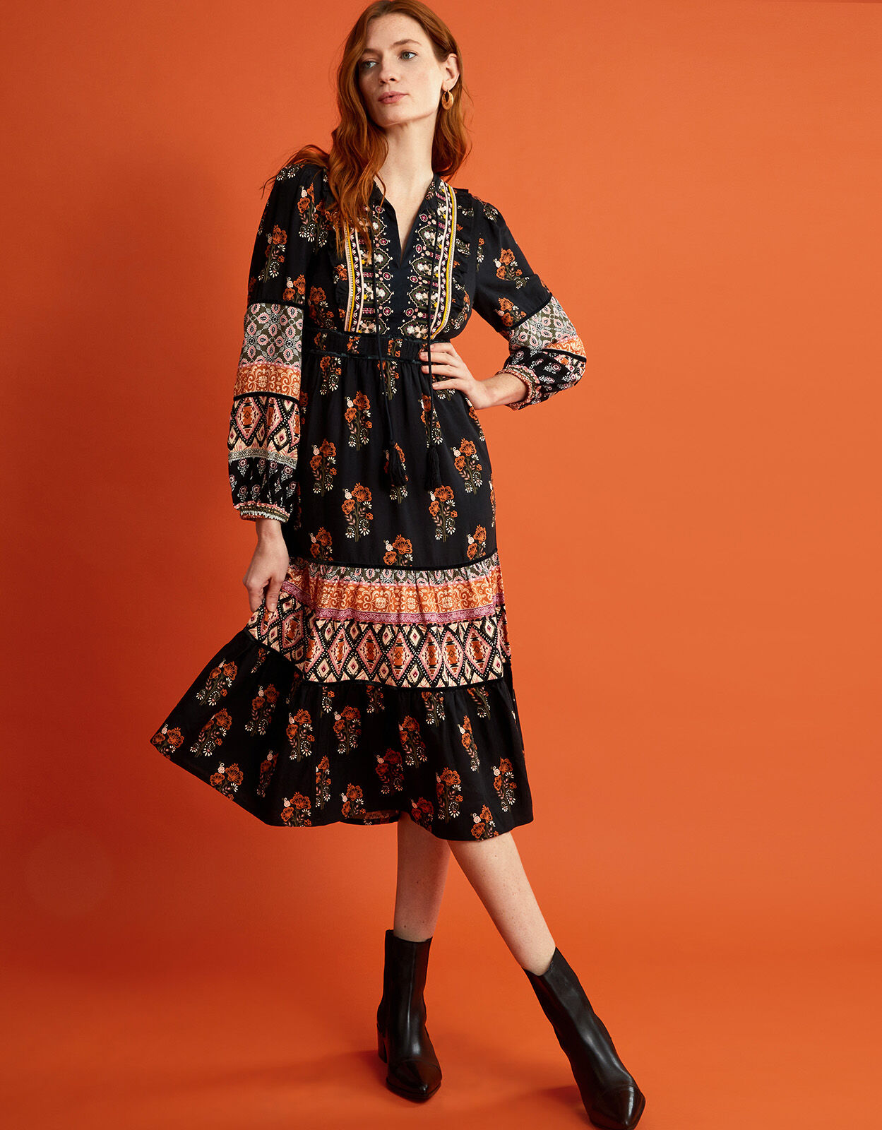 Monsoon sylvia stripe dress outlet