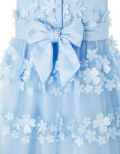 Baby Pretty Petal Occasion Dress, Blue (BLUE), large
