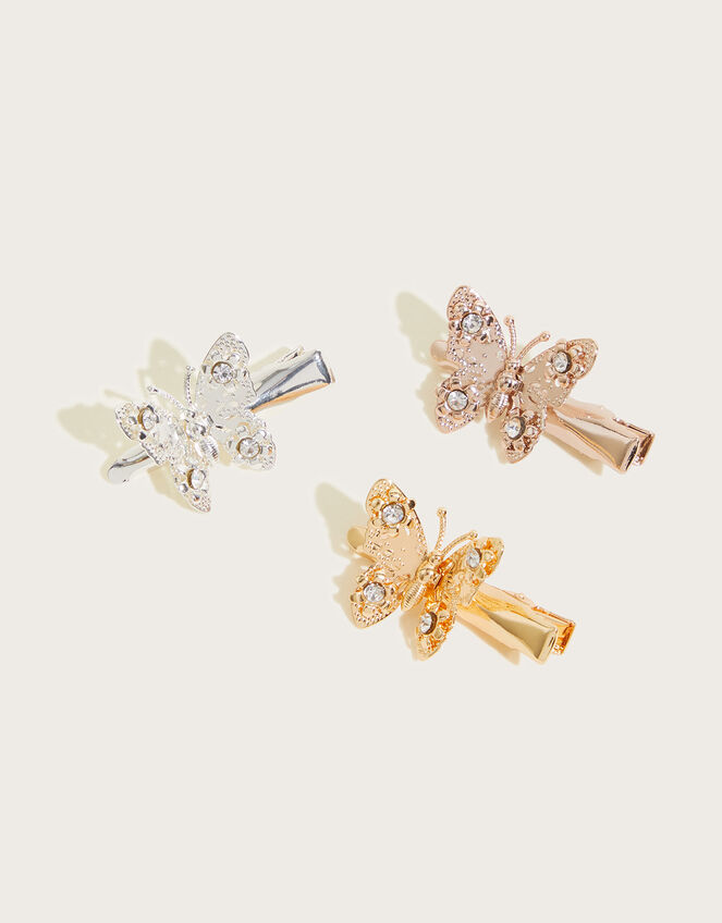Pretty Butterfly Hair Clip Set, , large