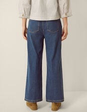Jojo Wide Leg Jeans, Blue (MID AUTHENTIC BLUE), large
