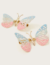 2-Pack Flutter Butterfly Hair Clips, , large