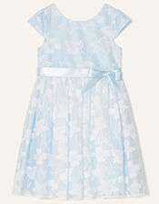 Floral Lace Dress , Blue (BLUE), large