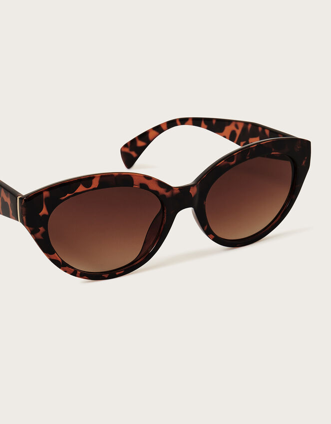 Tortoiseshell Cat Eye Sunglasses, , large