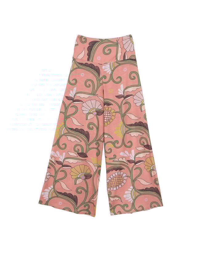 One Hundred Stars Giant Kantha Palazzo Trousers, Pink (PINK), large