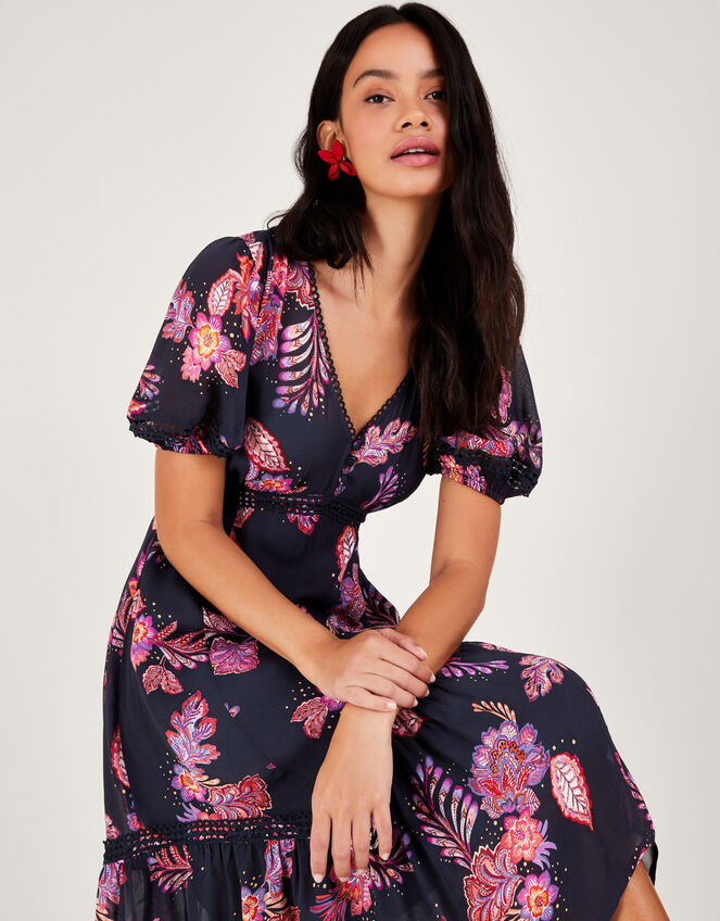 Finn Hanky Hem Dress, Blue (NAVY), large