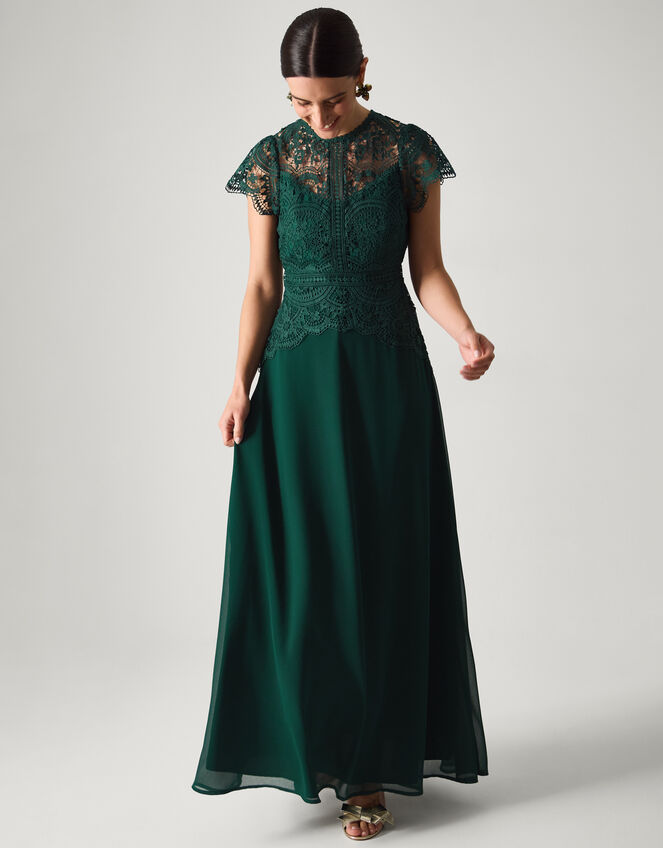 Monica Lace Bridesmaid Dress Green