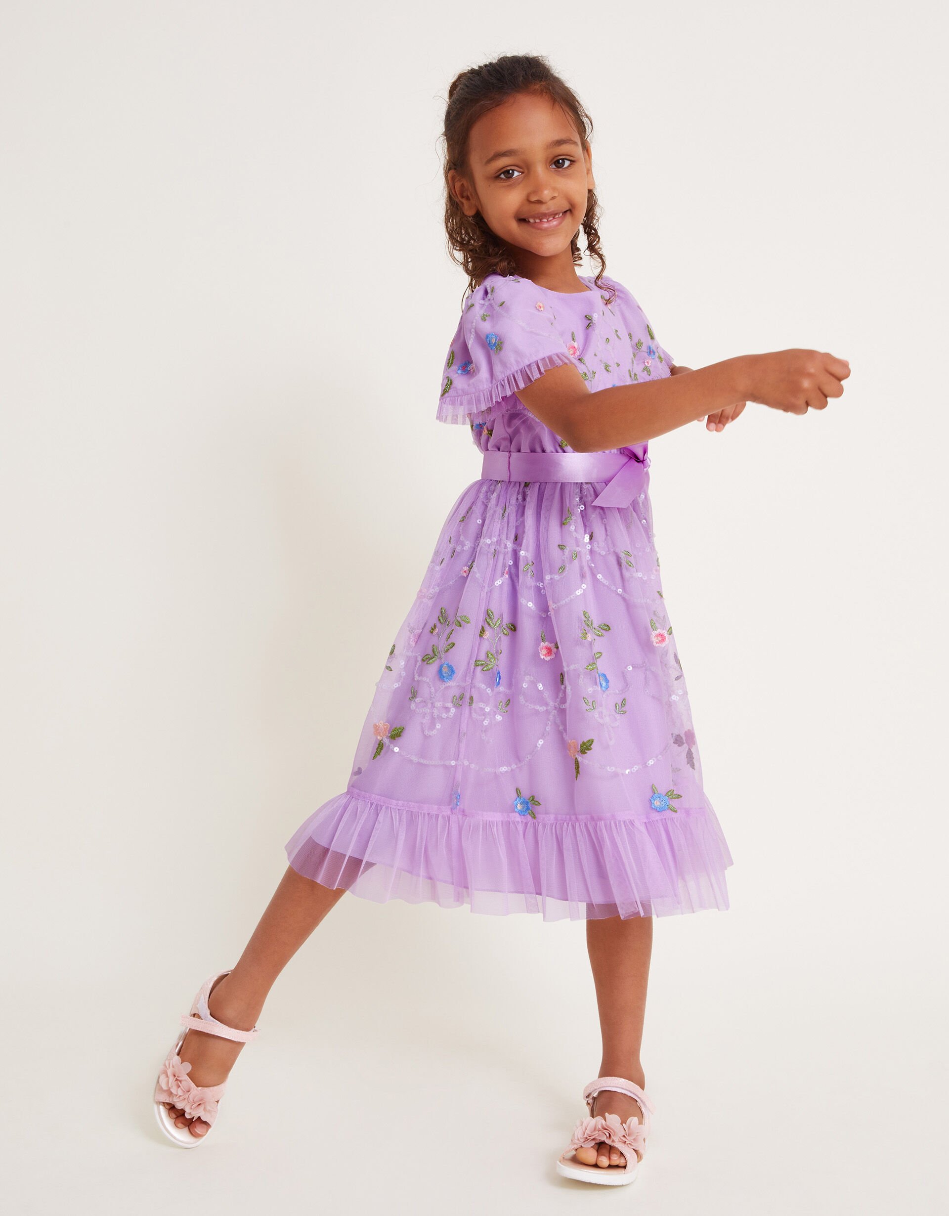 Girls plum dress top