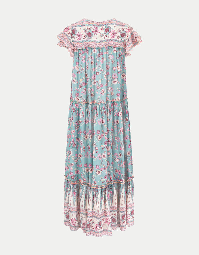 East Clementine Floral Maxi Dress, Green (MINT), large