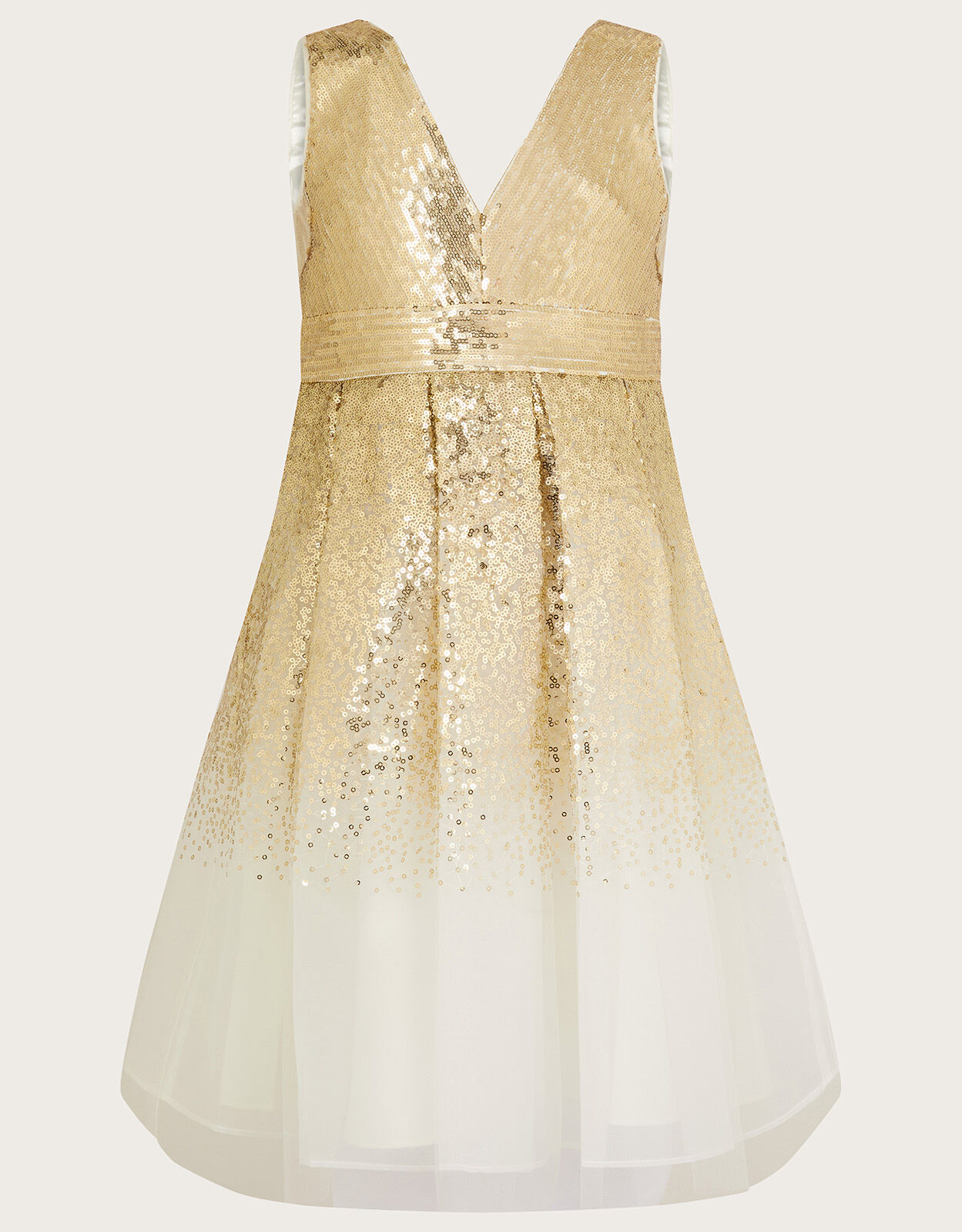 Ellie Short Sequin Dress in Silver - Joyfolie