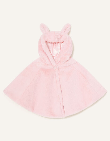 Baby Bunny Faux Fur Poncho, , large