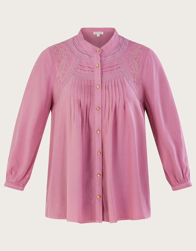 Lace Detail Blouse, Purple (LILAC), large
