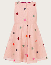 Baby Sweetheart Applique Dress, Pink (PINK), large