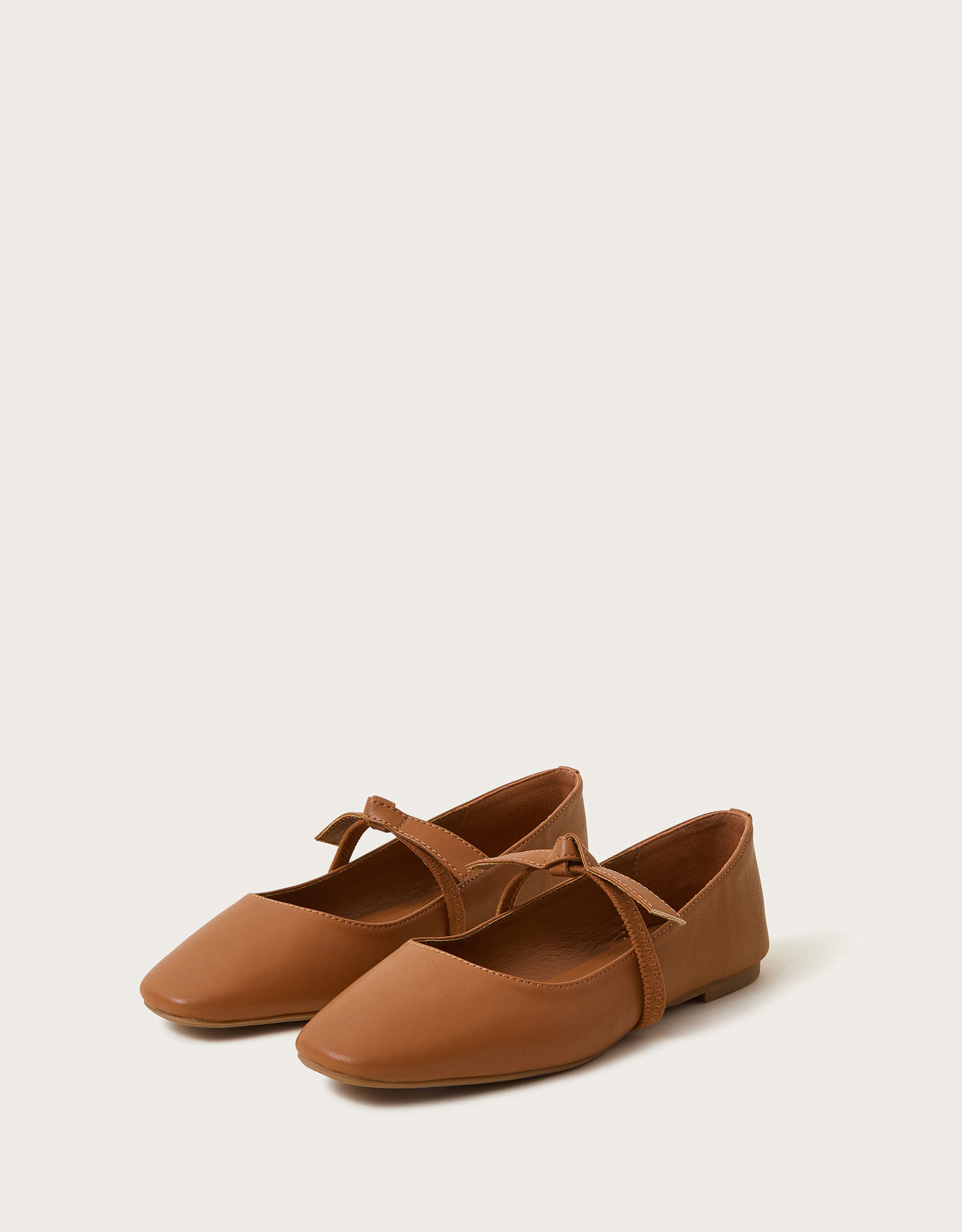 Betty Ballet Flats Tan Women s Shoes Monsoon UK