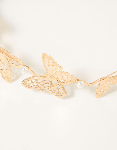 Pearly Butterfly Headband, , large