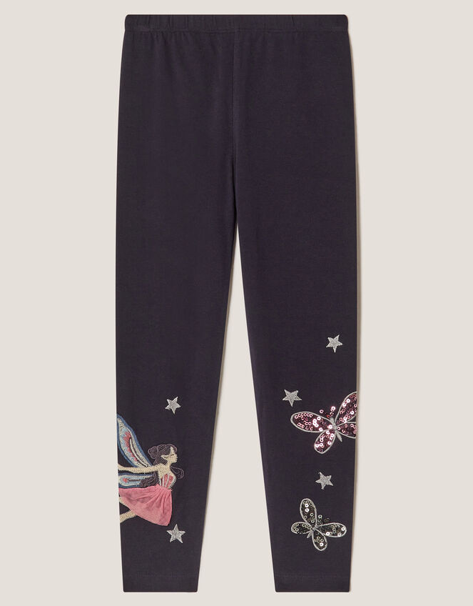 Fairy Enchanted Leggings, Blue (NAVY), large