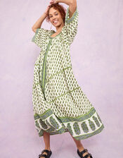 East Harriet Print Dress, Green (GREEN), large