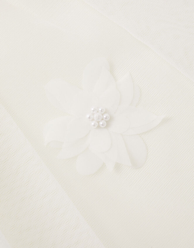 Daisy Embellished Bridal Veil, , large