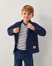 Collar Cord Jacket, Blue (BLUE), large