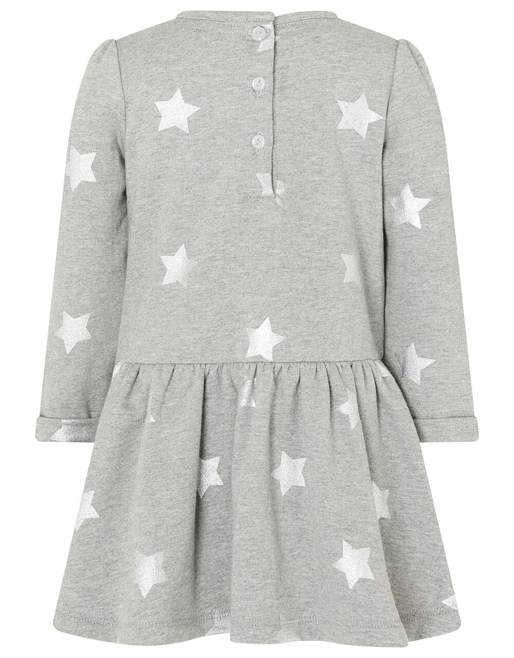 Baby Unicorn Sweat Dress in Pure Cotton Grey | Baby Girl Dresses ...