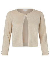 Elyse Shimmer Shrug, Natural (CHAMPAGNE), large