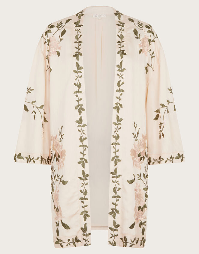 Kaya Short Kimono, Ivory (IVORY), large