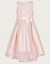 Anika High Low Bridesmaid Dress, Pink (PINK), large
