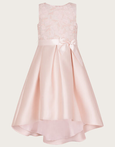 Anika High Low Bridesmaid Dress, Pink (PINK), large