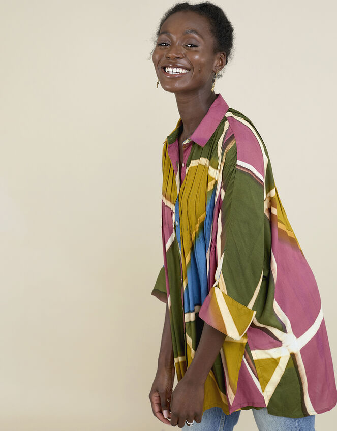 East Lailah Hand-Painted Shirt, Multi (MULTI), large