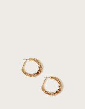 Multi Beaded Medium Hoops, , large