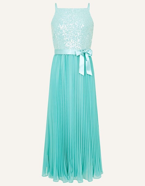 Truth Pleated Prom Dress Teal, Teal (TEAL), large