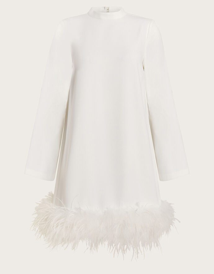 Andrea Two Ivory Half-Knitted Gown