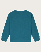 Adventure Applique Sweatshirt, Blue (BLUE), large