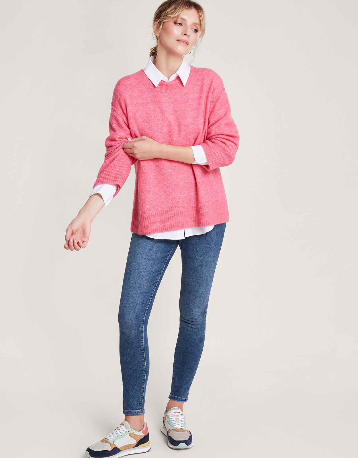 Iris Short Length Skinny Jeans Blue
