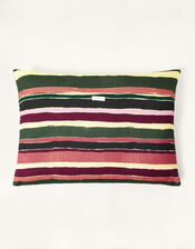 Stripe Rectangle Cotton Cushion, , large