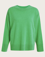 Claire Cashmere Jumper, Green (GREEN), large