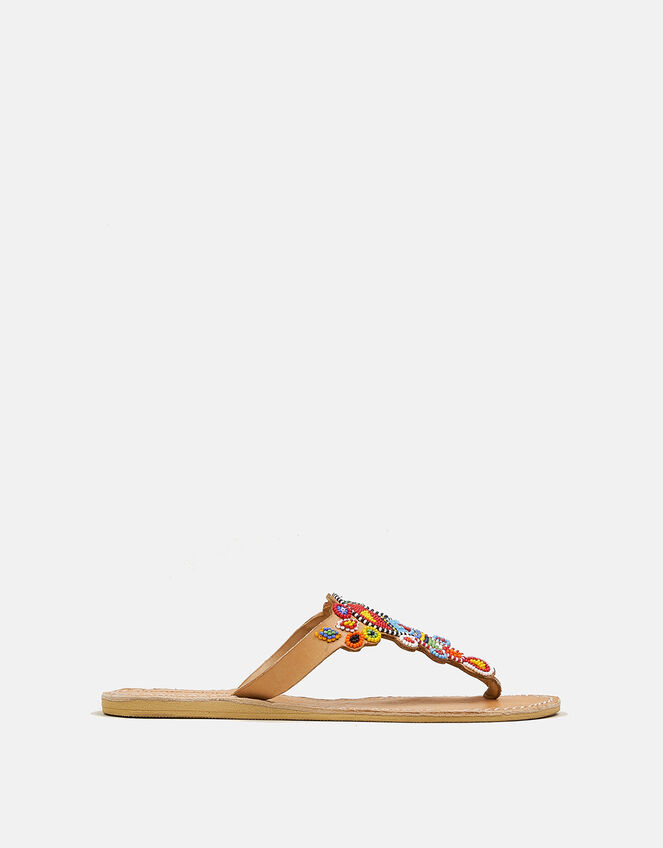 Laidback London Simba Leather Sandals, Multi (MULTI), large