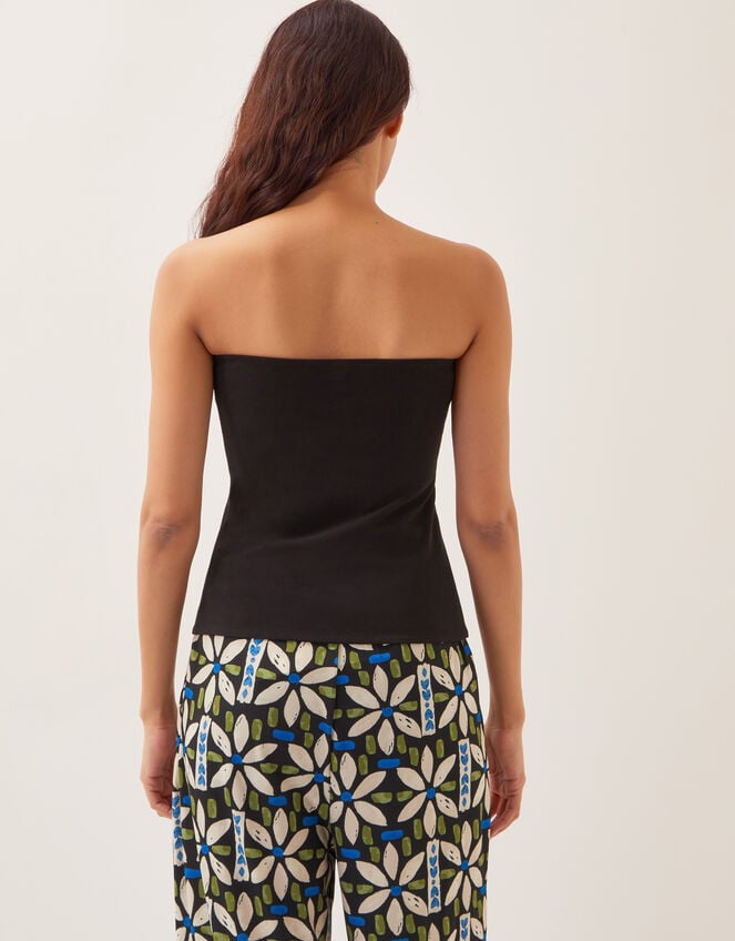 Billie Bandeau Top, Black (BLACK), large