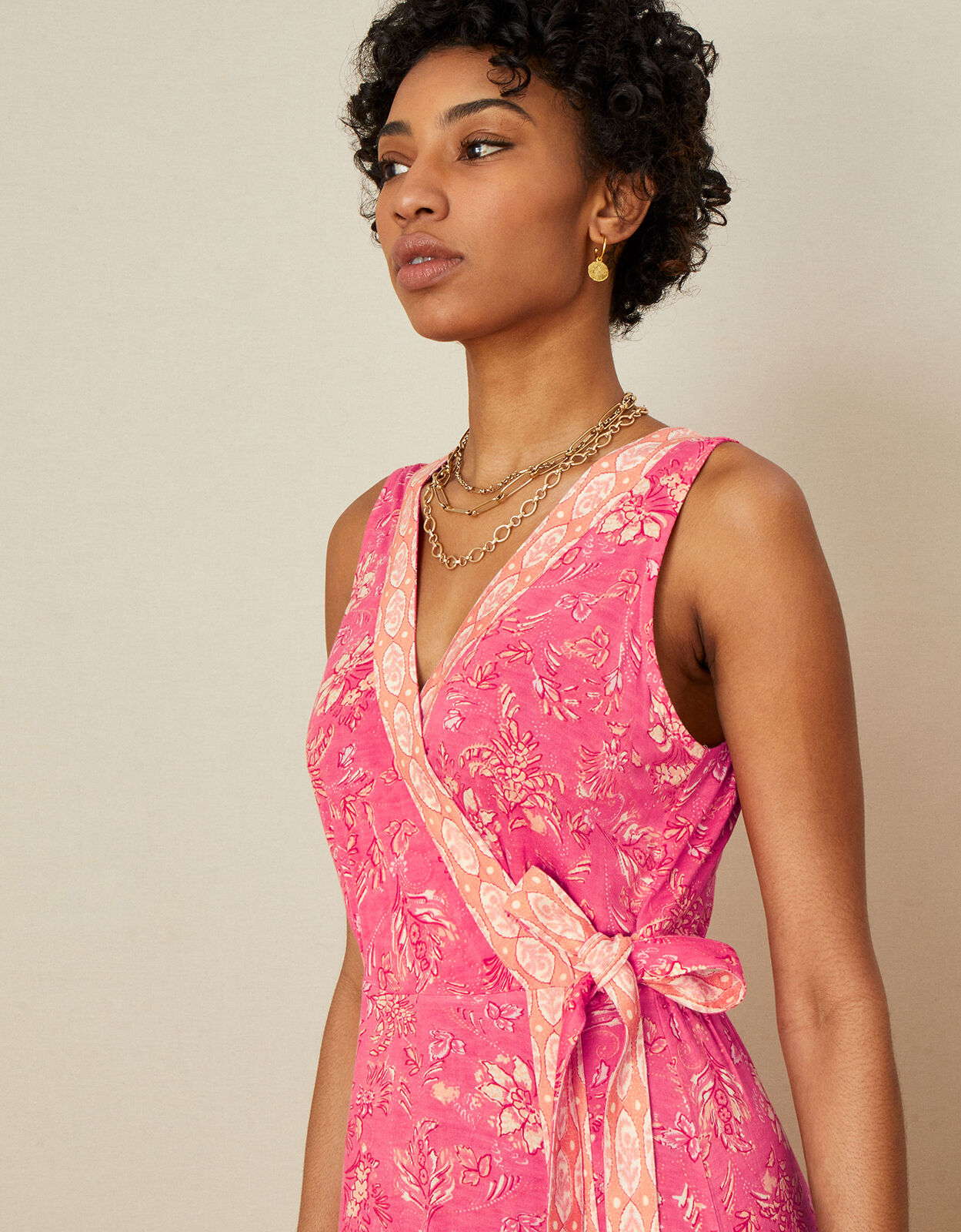 Anthropologie botanica wrap store dress