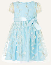 Baby Floral 3D Dress, Green (MINT), large